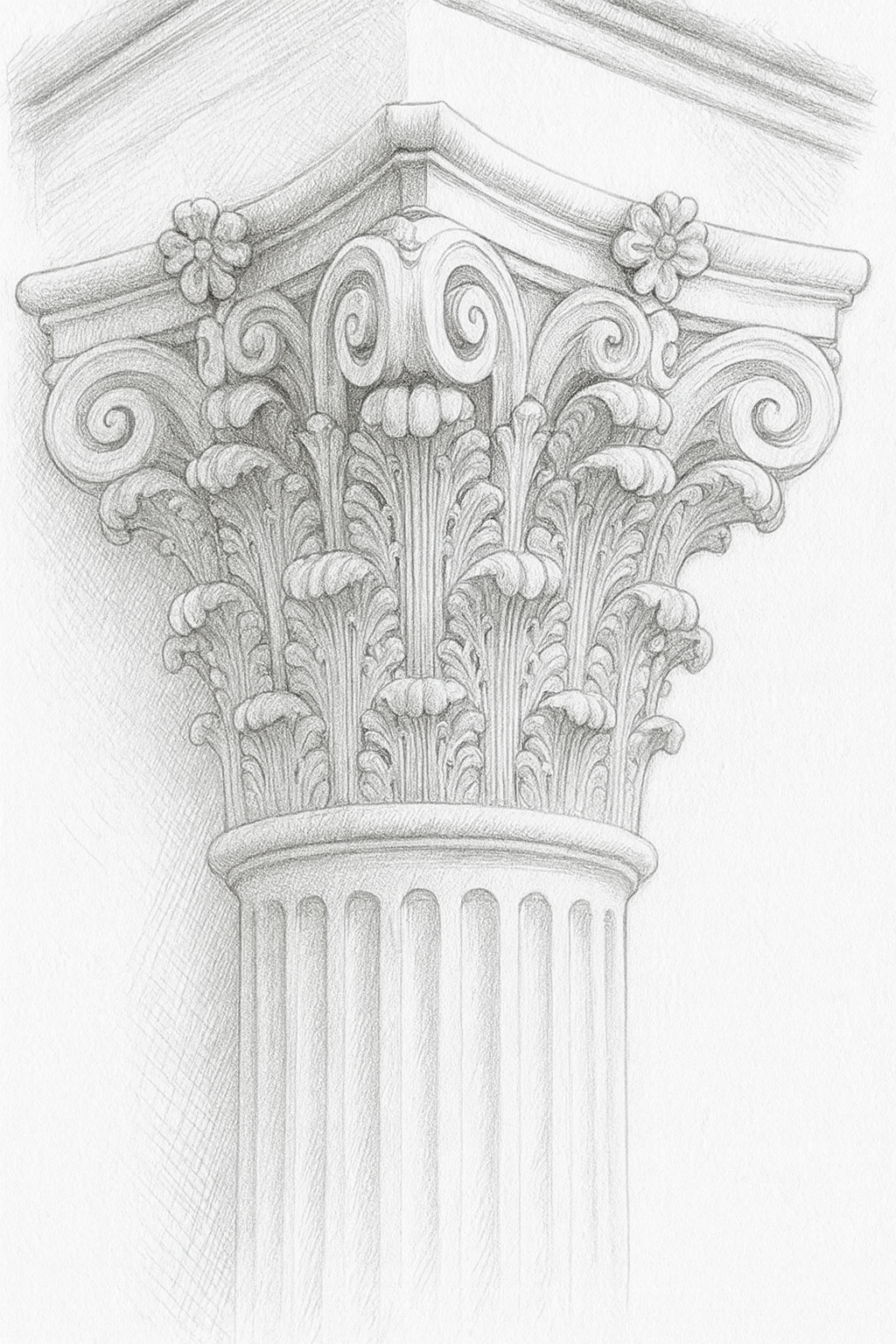 Architectural Column Sketch